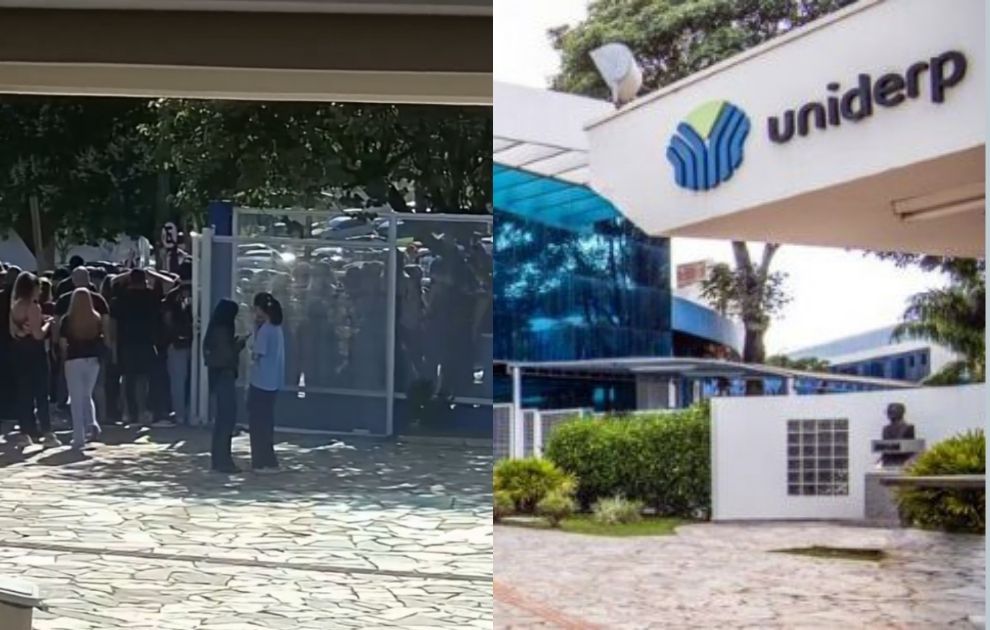 Alunos de Medicina protestam contra Uniderp em Campo Grande