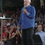 Presidente Lula durante comício em Belém