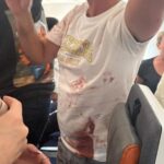 Avião da Flydubai durante incidente