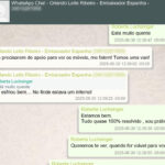 Mensagens sobre mudança de Lulinha para Madri
