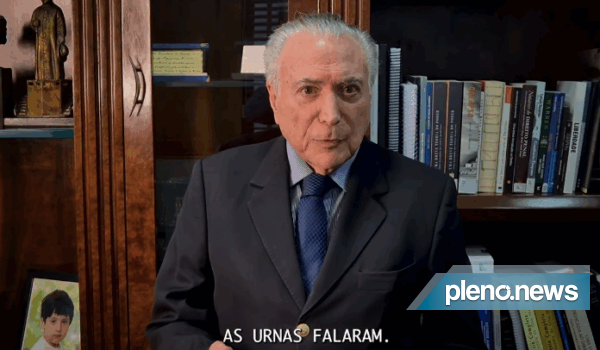 Michel Temer declara apoio a Flávio Bolsonaro no 2º turno